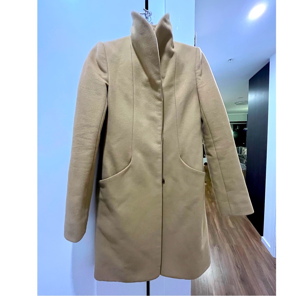 Wilfred light camel Cocoon Coat